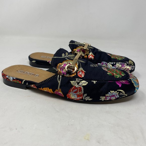 Free People Silent D Gooci X Floral Slip On Loafer Shoe Women’s SZ 38 - Picture 1 of 9
